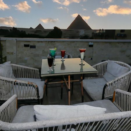 Giza Pyramids Inn Kafret el-Gabal Exteriör bild