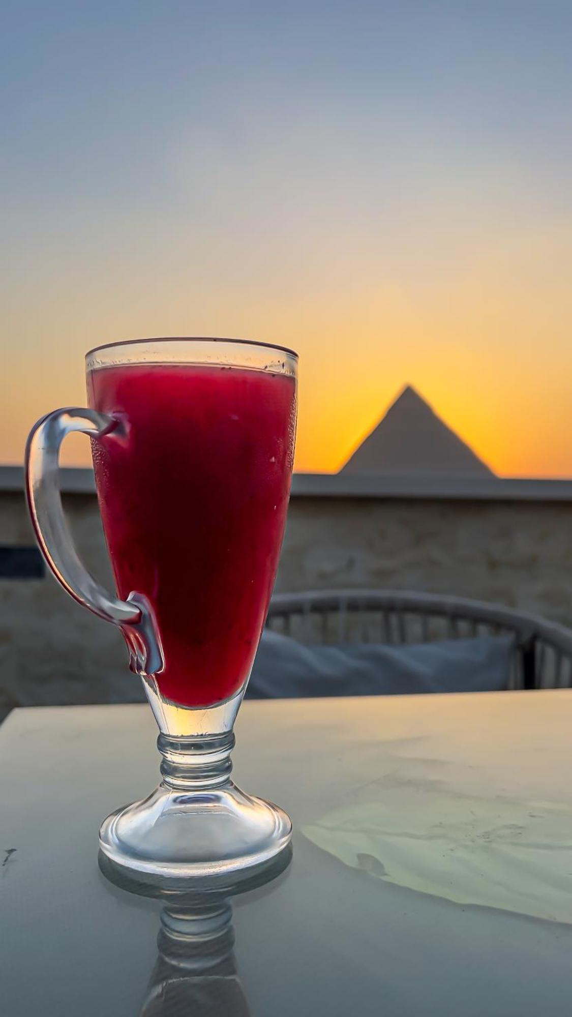 Giza Pyramids Inn Kafret el-Gabal Exteriör bild